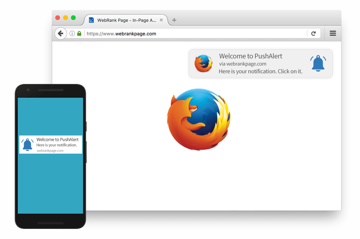 Push Notification on Firefox Browser